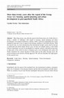 Research paper thumbnail of More than twenty years after the repeal of the Group Areas Act: housing, spatial planning and urban development in post-apartheid South Africa