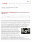 Research paper thumbnail of REVIEW: The Sabbath of the Land