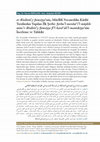 Research paper thumbnail of er-Risâletü'ş-Şemsiyye'nin, Müellifi Necmeddin Kâtibî Tarafından Yapılan İlk Şerhi: Şerhu'l-mevâzi'i'l-müşkile mine'r-Risâleti'ş-Şemsiyye fî'l-kavâ'idi'l-mantıkiyye'nin İnceleme ve Tahkiki