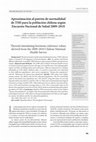 Research paper thumbnail of Aproximación al patrón de normalidad de TSH para la población chilena según Encuesta Nacional de Salud 2009-2010