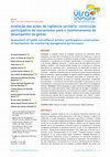 Research paper thumbnail of Avaliação das ações de vigilância sanitária: construção participativa de mecanismos para o monitoramento do desempenho da gestão