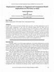 Research paper thumbnail of Employment Conditions in Organised and Unorganised Retail: Implications for FDI Policy in India