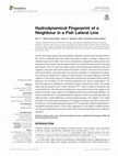 Research paper thumbnail of Hydrodynamical Fingerprint of a Neighbour in a Fish Lateral Line