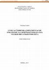 Research paper thumbnail of The impact of strategy implementation factors on the business preformance in large Croatian enterprises