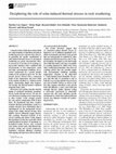 Research paper thumbnail of Deciphering the role of solar-induced thermal stresses in rock weathering