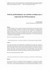 Research paper thumbnail of Perfis de profissionalização: um contributo sociológico para a compreensão das ONGD portuguesas