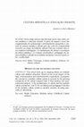 Research paper thumbnail of Cultura midi�tica e educa��o infantil