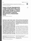 Research paper thumbnail of Impact of Acute Hyperglycemia on Myocardial Infarct Size, Area at Risk, and Salvage in Patients With STEMI and the Association With Exenatide Treatment: Results From a Randomized Study