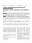 Research paper thumbnail of ST-Segment resolution and clinical outcome with ischemic postconditioning and comparison to magnetic resonance