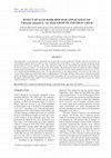 Research paper thumbnail of EFFECT OF SAGO BARK BIOCHAR APPLICATION ON Capsicum annuum L. var. Kulai GROWTH AND FRUIT YIELD