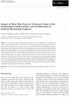 Research paper thumbnail of Impact of West Nile Virus on American Crows in the Northeastern United States, and Its Relevance to Existing Monitoring Programs