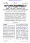 Research paper thumbnail of Disease-mediated inbreeding depression in a large, open population of cooperative crows