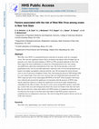 Research paper thumbnail of Factors Associated With the Risk of West Nile Virus Among Crows in New York State