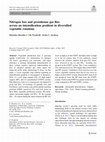 Research paper thumbnail of Nitrogen loss and greenhouse gas flux across an intensification gradient in diversified vegetable rotations