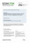 Research paper thumbnail of Facilitating bilateral investments between India and Germany: The role of negotiations and reforms