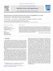 Research paper thumbnail of Microstructure evolution during cyclic tests on EUROFER 97 at room temperature. TEM observation and modelling