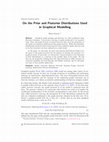 Research paper thumbnail of On the Prior and Posterior Distributions Used in Graphical Modelling