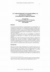 Research paper thumbnail of La “empresarialización” de la gestión pública y la participación ciudadana