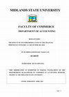 Research paper thumbnail of The Effects of Non-Performing Loans on the Financial Perfomance of Banks: A Case of Posb 2012-2014. By Rumbidzai Rosemary Njaravani