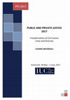 Research paper thumbnail of Public and Private Justice: Dispute Resolution in Modern Societies