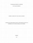 Research paper thumbnail of A Formação de Mediadores Judiciais: entre modelos, práticas e experiências no Centro de Mediação de Niterói