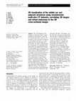 Research paper thumbnail of 3D visualisation of the middle ear and adjacent structures using reconstructed multi-slice CT datasets, correlating 3D images and virtual endoscopy to the 2D cross-sectional images