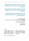 Research paper thumbnail of Reseña de Vidas diseñadas. Crítica del coaching ontológico (Buenos Aires, Ubu Ediciones, 2021), por Pablo Piquinela Averbug