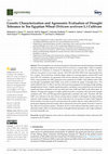 Research paper thumbnail of Genetic Characterization and Agronomic Evaluation of Drought Tolerance in Ten Egyptian Wheat (Triticum aestivum L.) Cultivars