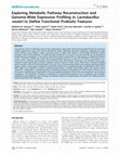 Research paper thumbnail of Exploring Metabolic Pathway Reconstruction and Genome-Wide Expression Profiling in Lactobacillus reuteri to Define Functional Probiotic Features