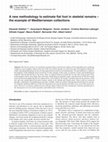 Research paper thumbnail of A new methodology to estimate flat foot in skeletal remainsthe example of Mediterranean collections