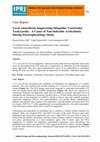 Research paper thumbnail of Local Anaesthesia Suppressing Idiopathic Ventricular Tachycardia - A Cause of Non-inducible Arrhythmia During Electrophysiology Study