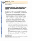 Research paper thumbnail of Analysis of non-enzymatically glycated peptides: neutral-loss-triggered MS 3 versus multi-stage activation tandem mass spectrometry