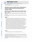 Research paper thumbnail of Quantitative proteomics identifies altered O-GlcNAcylation of structural, synaptic and memory-associated proteins in Alzheimer's disease