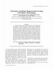 Research paper thumbnail of Articular cartilage regeneration using cell sheet technology