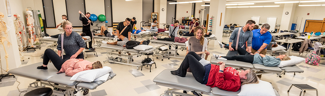 classroom full of physical therapy assistants