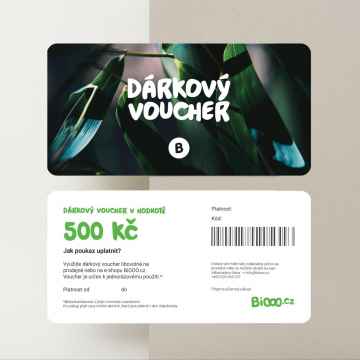 BiOOO Elektronický voucher 500 Kč 1 ks