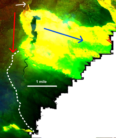 Fire near Canberra in 2003