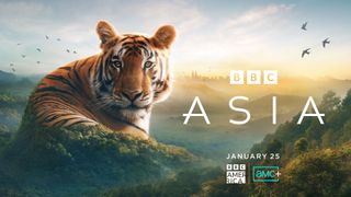 The poster for 'Asia', the BBC series with David Attenborough