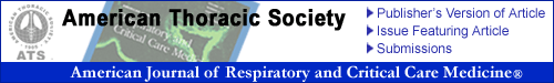 American Journal of Respiratory and Critical Care Medicine logo