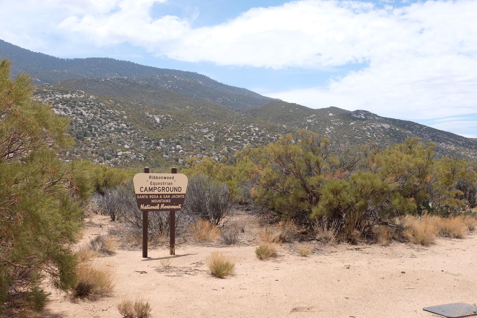 Ribbonwood Equestrian Campground Entrance