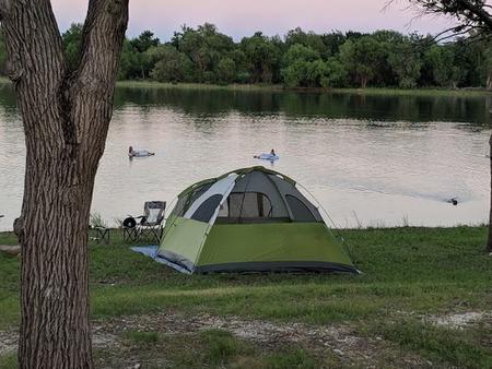 Tents at Plowman