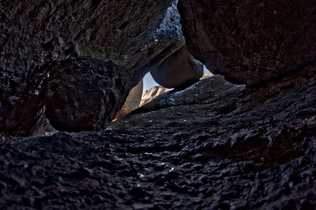 Balconies CavesBalconies Cliffs as seen from the inside of the Balconies Caves