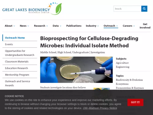 Bioprospecting for cellulose-degrading microbes: Individual Isolate Method