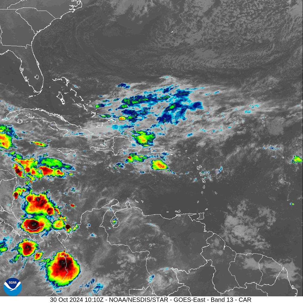 Puerto Rico infrared image