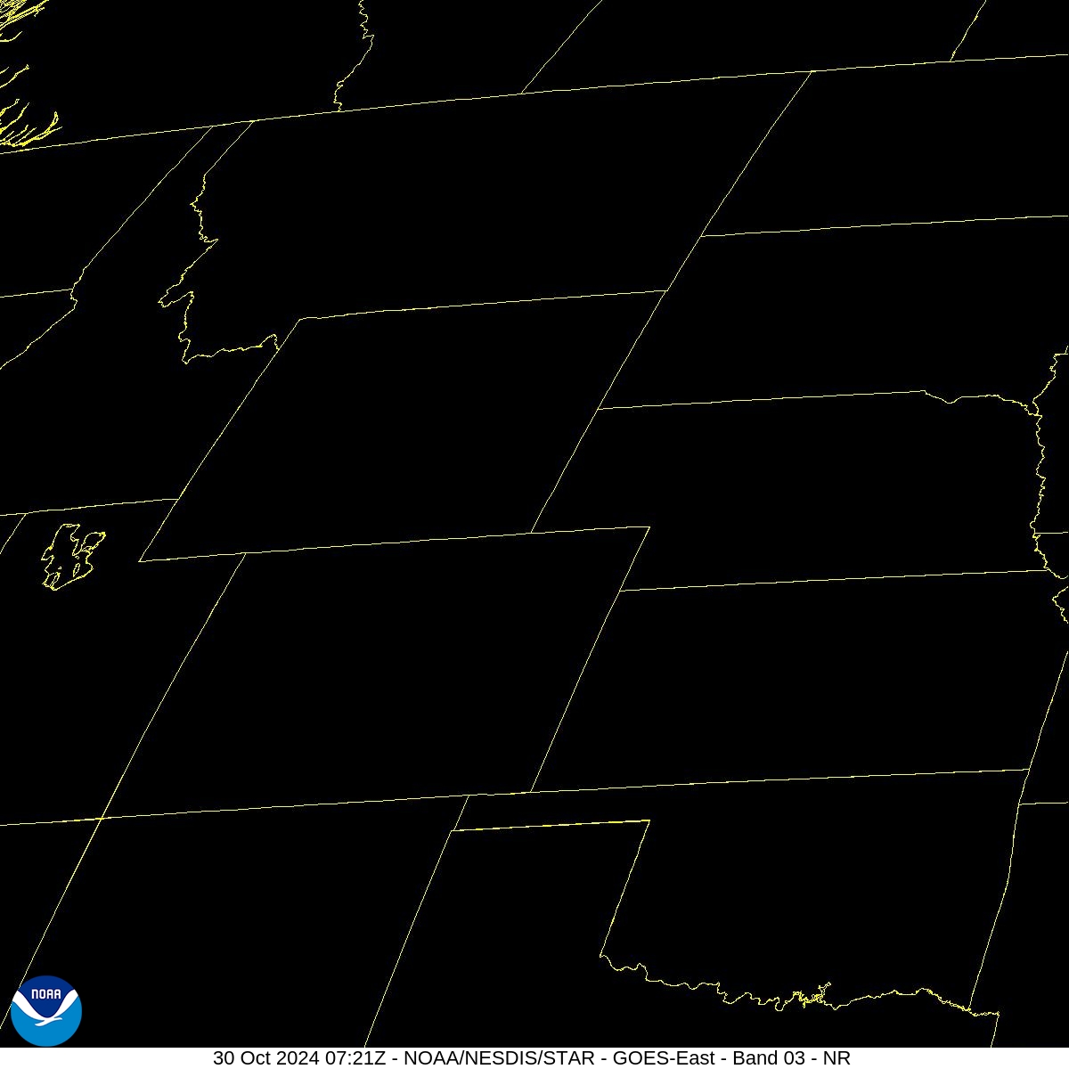 Band 3 - 0.86 µm - Veggie - Near IR - 30 Oct 2024 - 0721 UTC