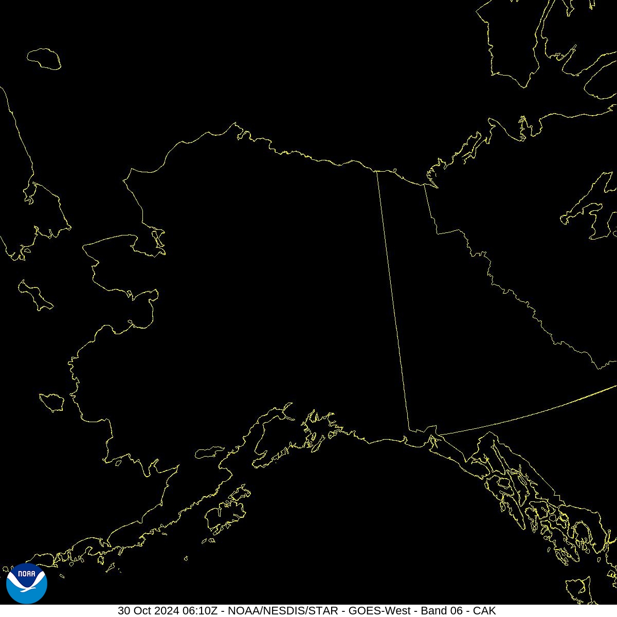 Band 6 - 2.2 µm - Cloud Particle - Near IR - 30 Oct 2024 - 0610 UTC