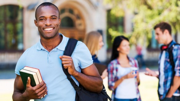 Group of college students