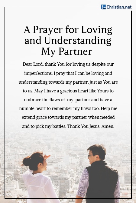 prayer for love and understanding for relationship strengthening 