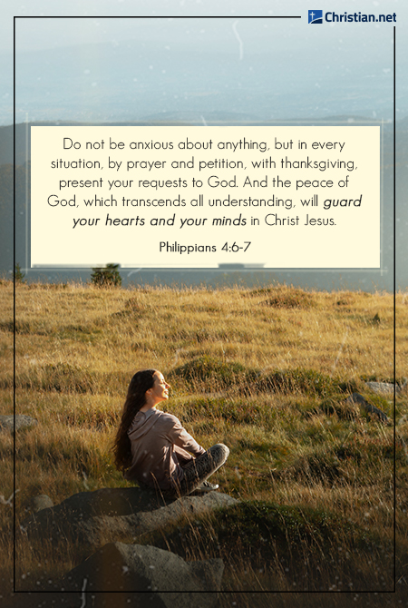 prayer verse of faith to overcome worry