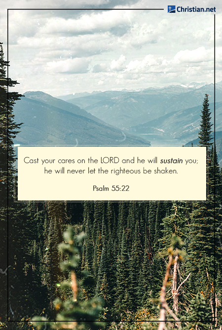  forest of pine trees with green mountains in the background, bible verses for overwhelming times